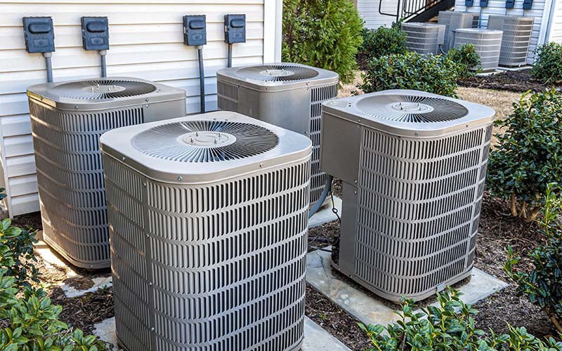 AC Units outside apartment building
